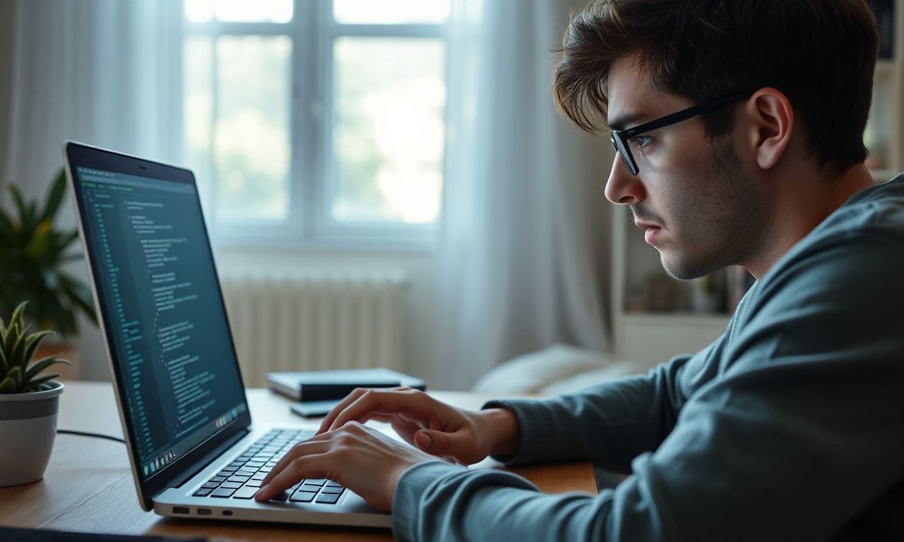 プログラミングに悩む受験生