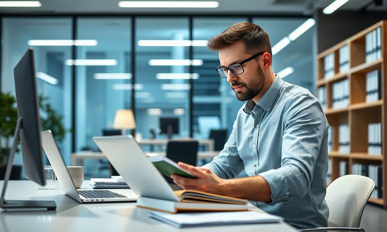 ITエンジニアが勉強する様子