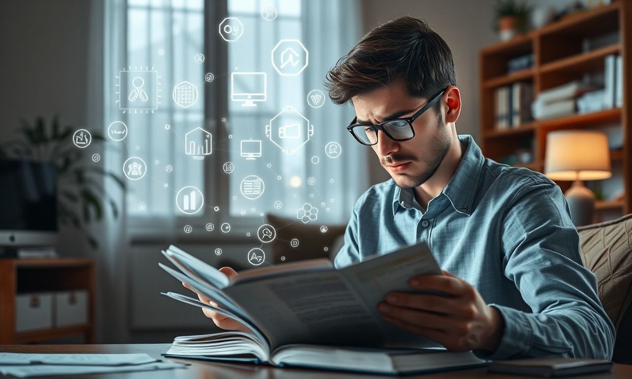 ITの勉強に悩む人のイメージ