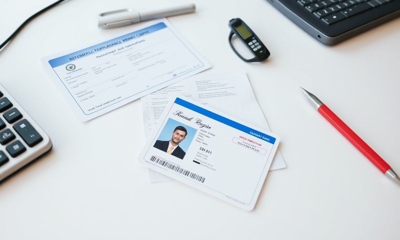 身分証明書を準備するイメージ