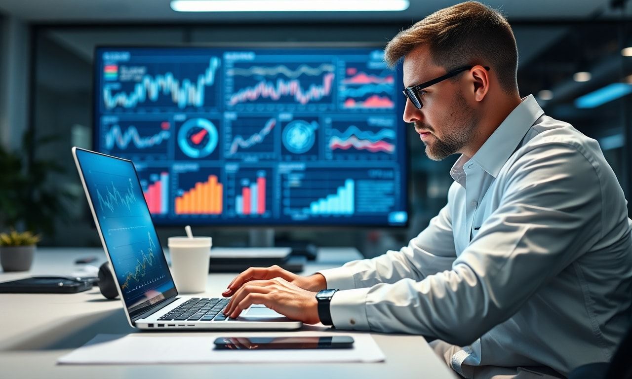 ITエンジニアのデスク風景