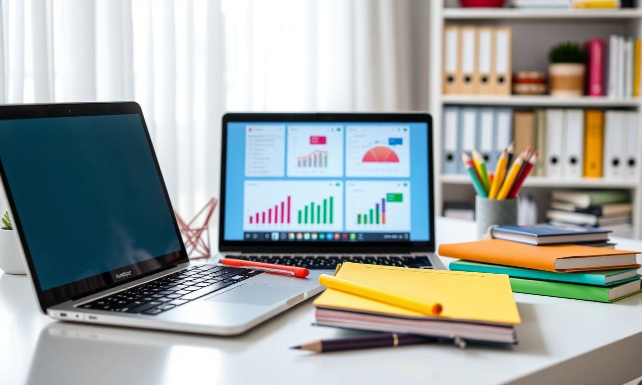 学習デスクの様子