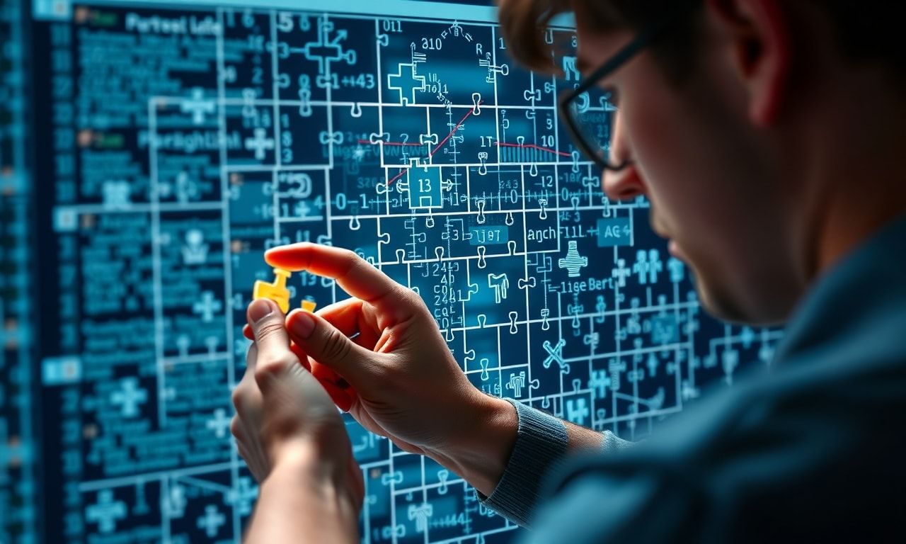 効率的な学習方法を考えるイメージ