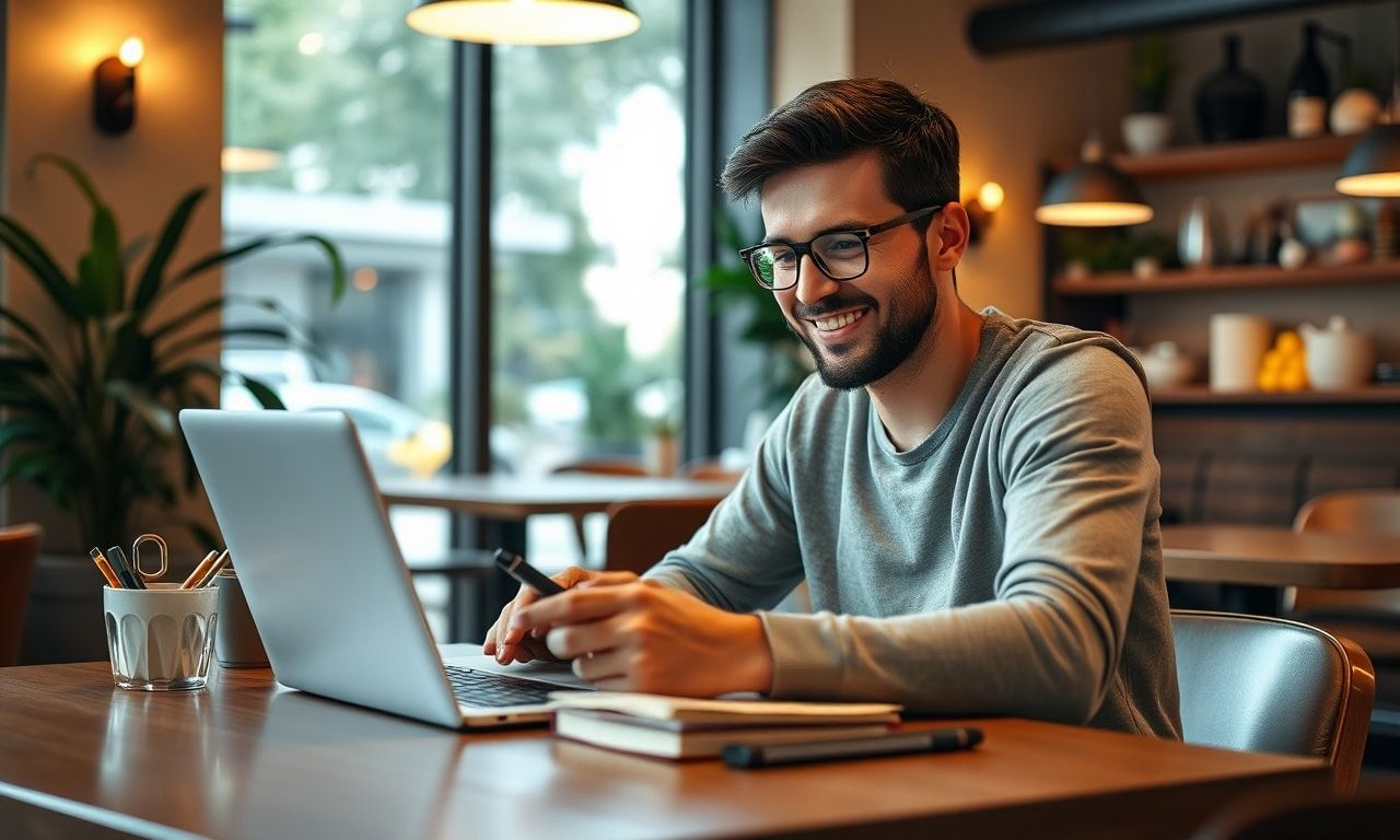 効率よく勉強して合格を目指す様子