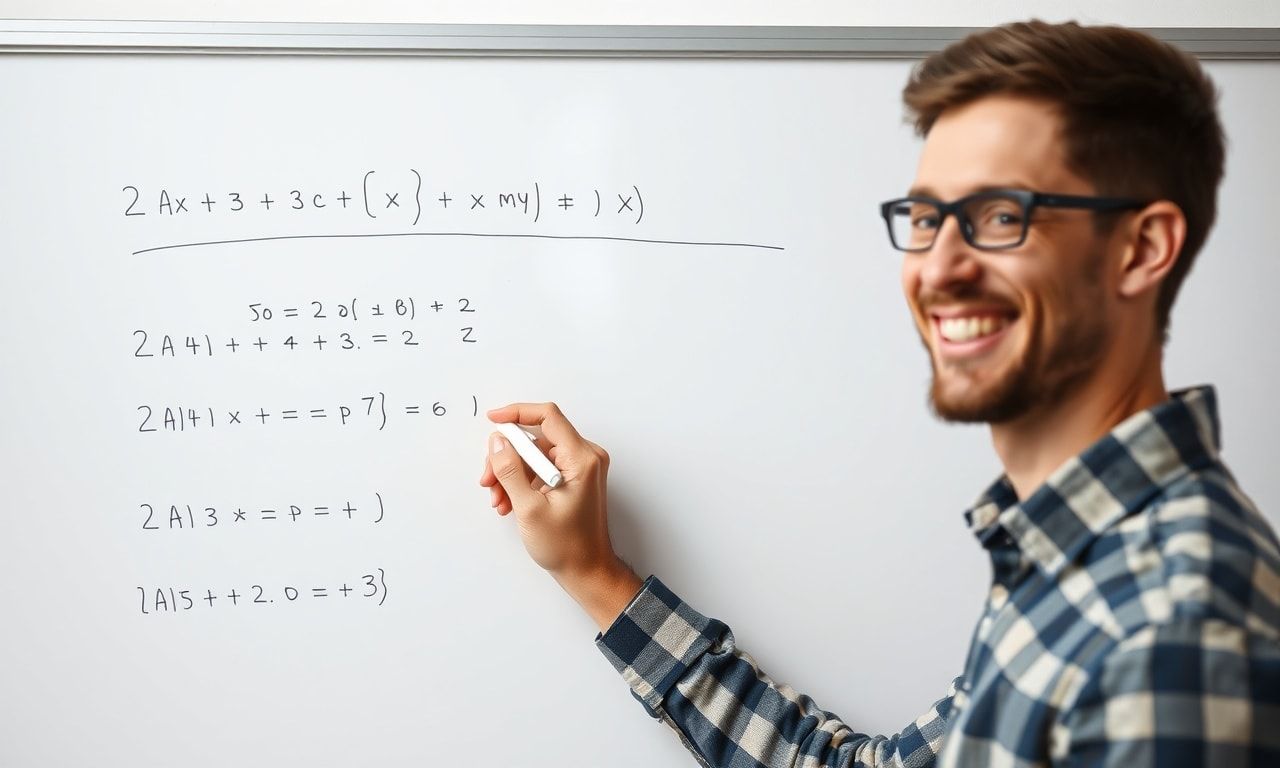 勉強が理解できて喜ぶ人のイメージ