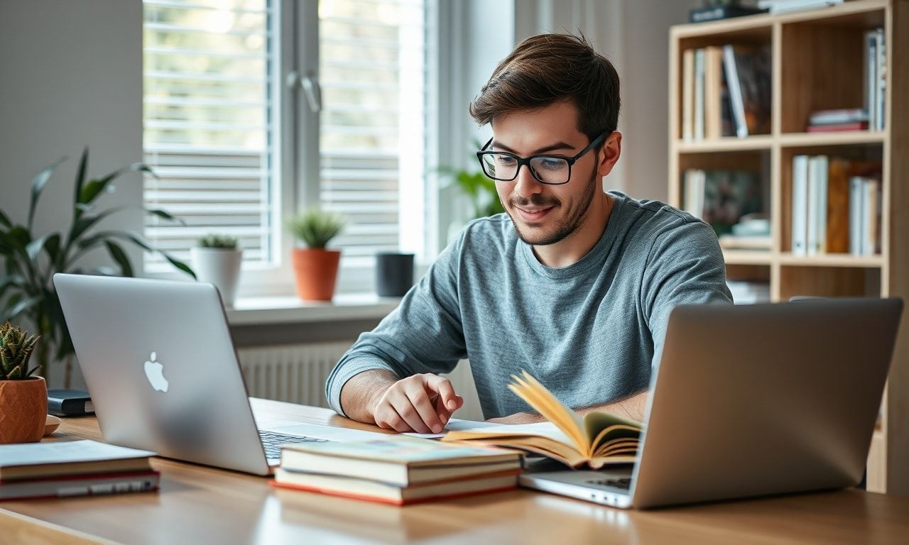 勉強する人のイメージ