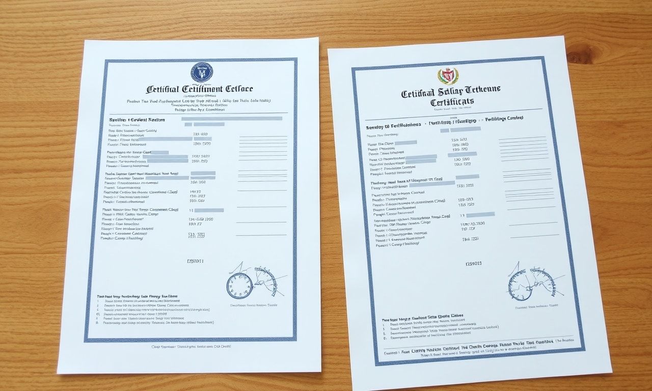 身分証明書の組み合わせ