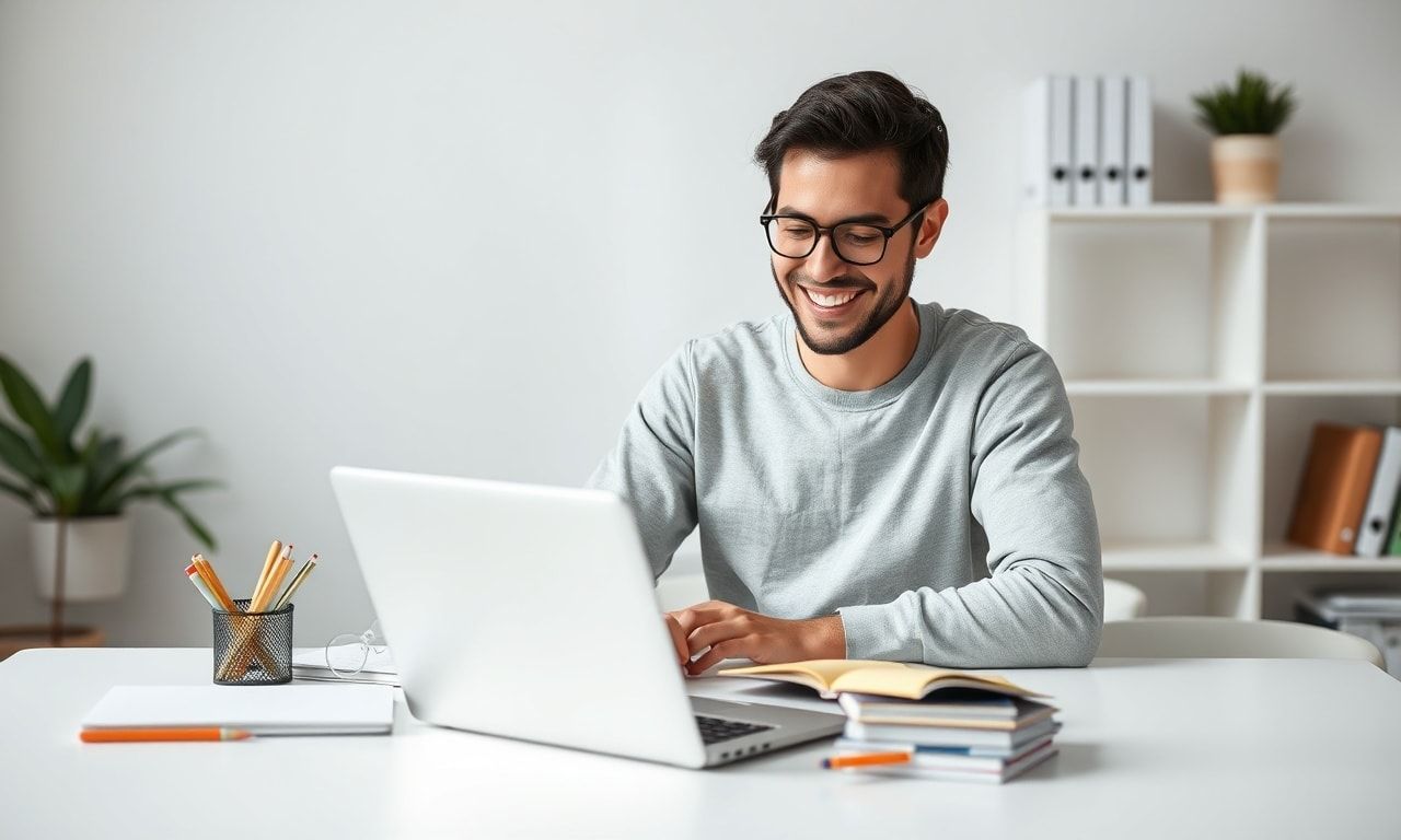 学習を継続して喜ぶ様子