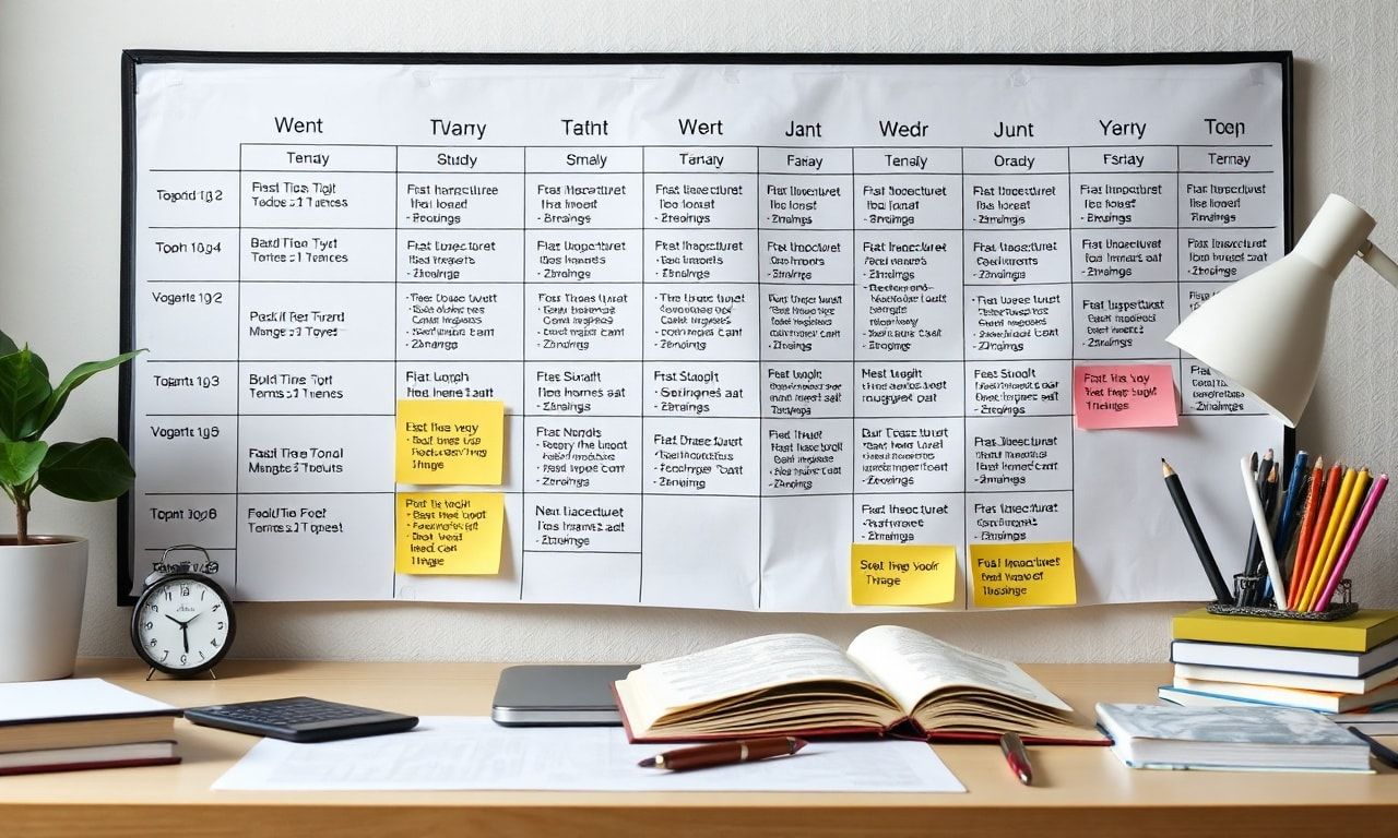 学習計画の立て方