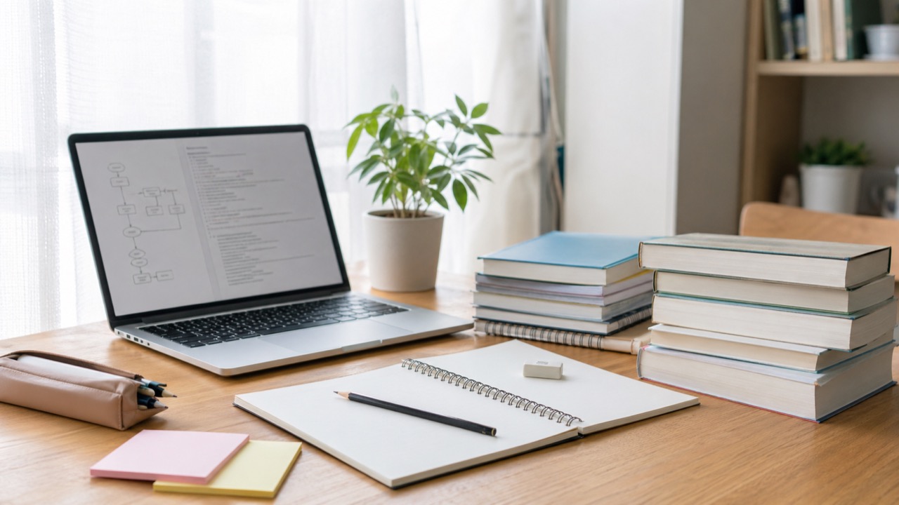 基本情報の科目B参考書を選ぶための学習机