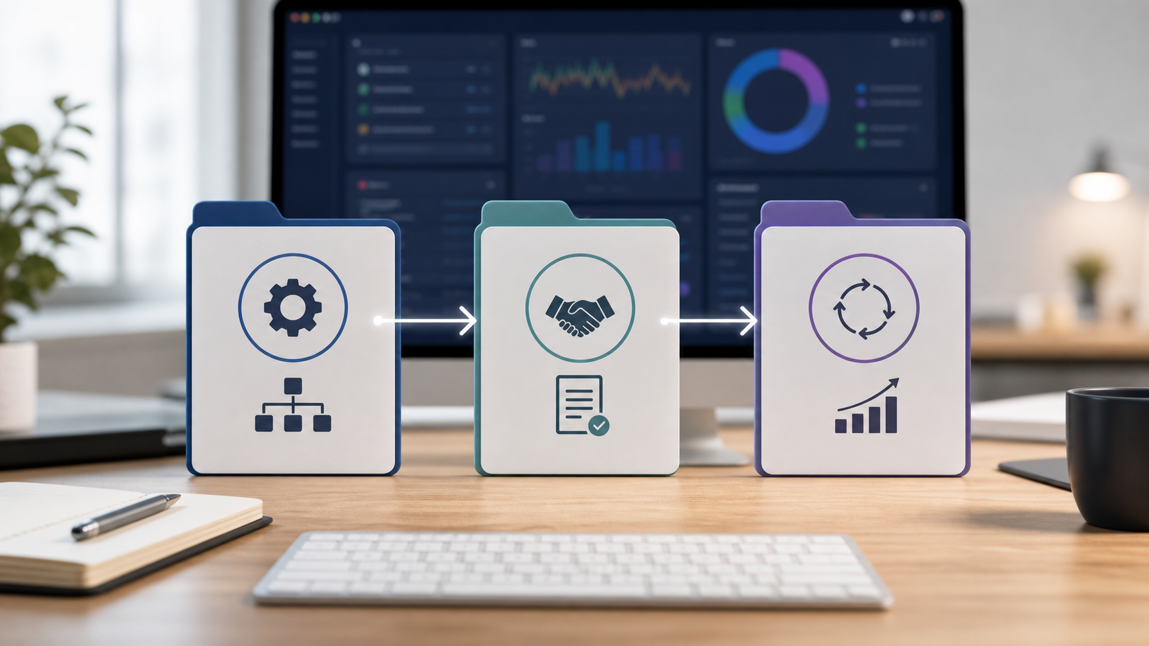 ITIL・SLA・SLMの関係を整理する学習イメージ