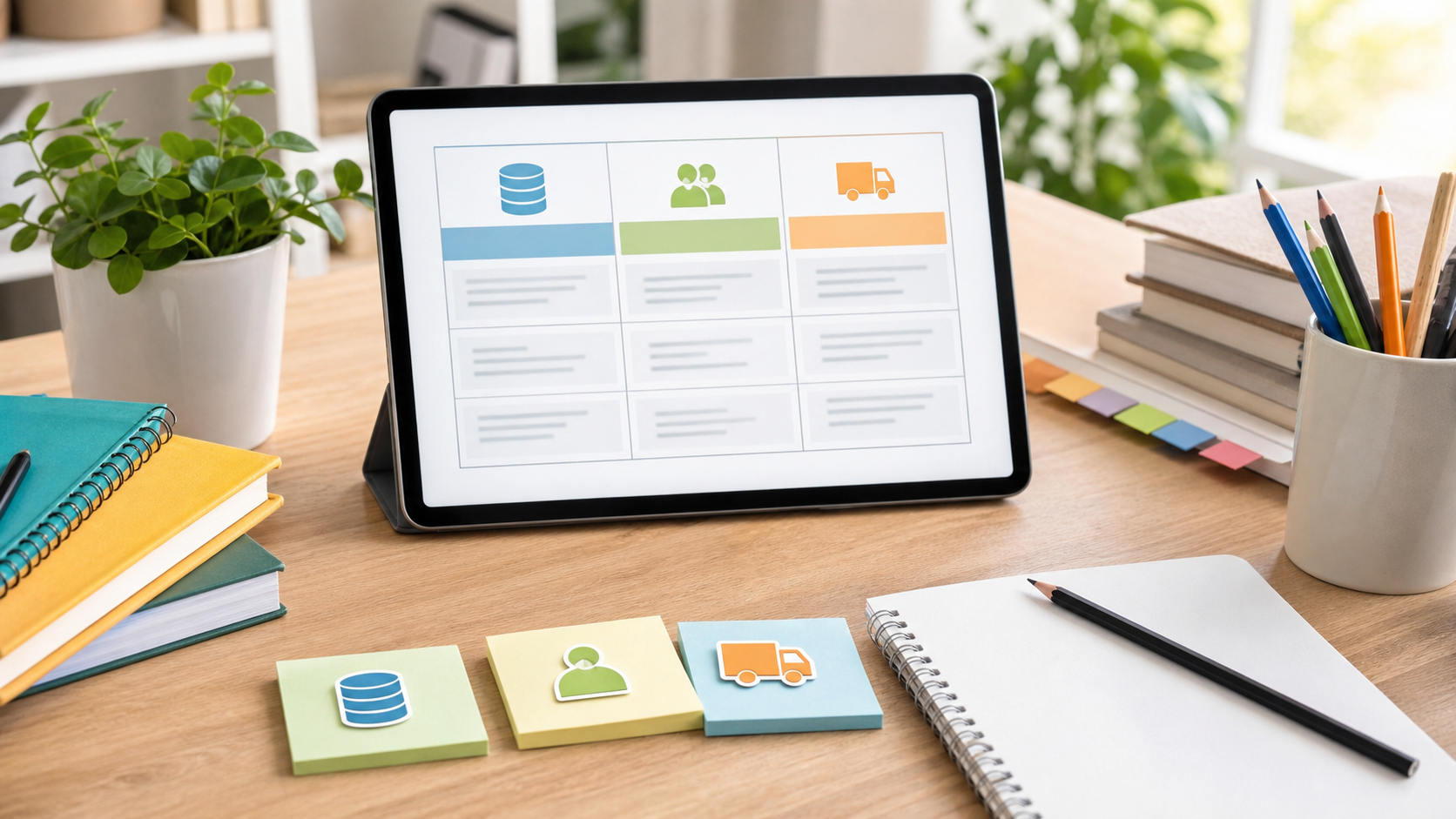 ERP・CRM・SCMの覚え方を整理する学習イメージ