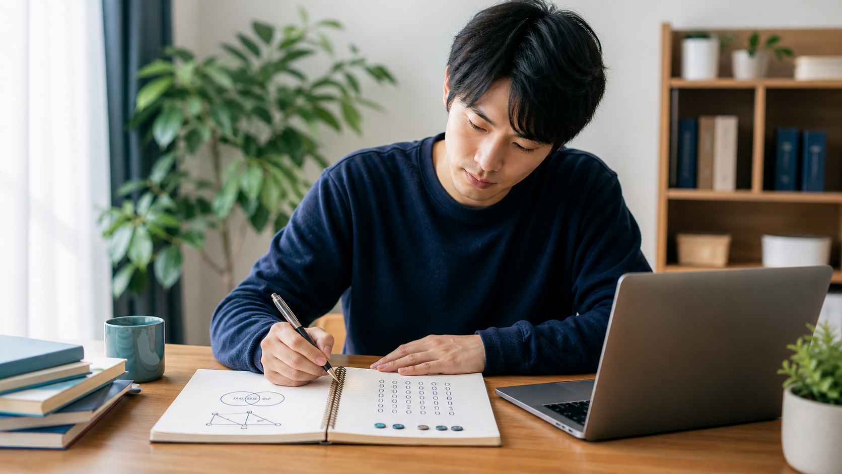 基本情報技術者試験の数学範囲を学ぶ受験者